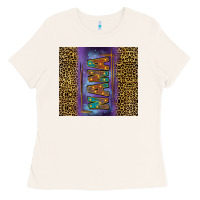Bone leopard nana tumbler Ladies Tee - FaDigitalArtStudio