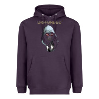 Plum disturbed 10 Heavyweight Hoodie - artisFamous