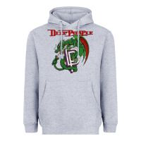 Heather Grey deep purple 7 Heavyweight Hoodie - artisFamous