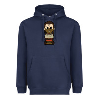 Navy hannibal lecter chibi Heavyweight Hoodie - artisFamous