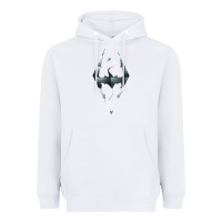 White skyrim Heavyweight Hoodie - artisFamous