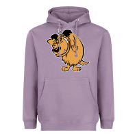 Lavender smile mumbly muttley dog Heavyweight Hoodie - artisFamous