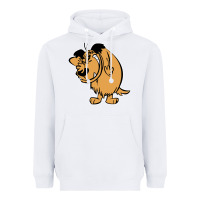 White smile mumbly muttley dog Heavyweight Hoodie - artisFamous