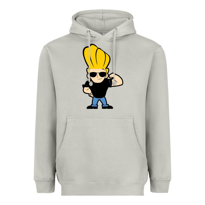 Johnny Bravo Chibi Heavyweight Hoodie by artisFamous | Teevron