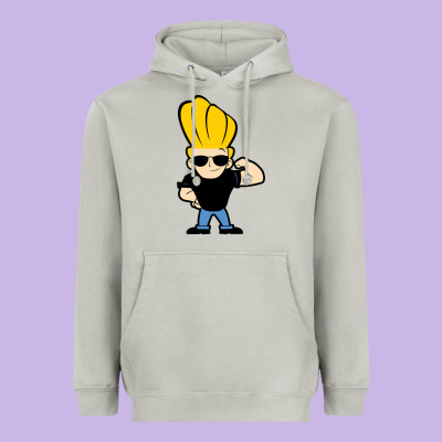 Johnny Bravo Chibi Heavyweight Hoodie Designed By Artisfamous