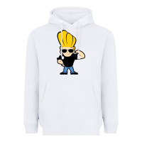 White johnny bravo chibi Heavyweight Hoodie - artisFamous