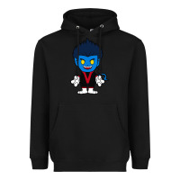 Black nightcrawler chibi Heavyweight Hoodie - artisFamous