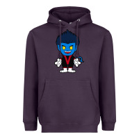 Plum nightcrawler chibi Heavyweight Hoodie - artisFamous