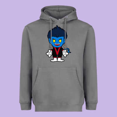 Nightcrawler Chibi Heavyweight Hoodie Designed By Artisfamous