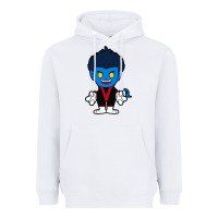 White nightcrawler chibi Heavyweight Hoodie - artisFamous