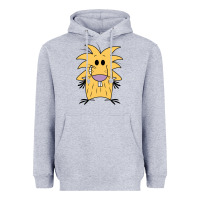 Heather Grey norbet angry beaver Heavyweight Hoodie - artisFamous