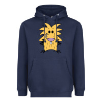 Navy norbet angry beaver Heavyweight Hoodie - artisFamous