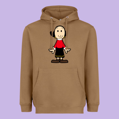 Olive Oyl Heavyweight Hoodie Designed By Artisfamous