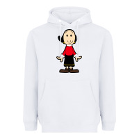 White olive oyl Heavyweight Hoodie - artisFamous
