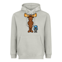 Moon Dust rocky and bullwinkle Heavyweight Hoodie - artisFamous