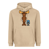 Mushroom rocky and bullwinkle Heavyweight Hoodie - artisFamous