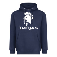 Trojan Condoms Champion Heavyweight Hoodie | Teevron