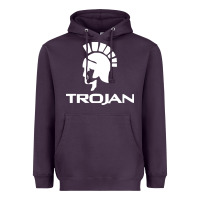 Plum trojan condoms champion Heavyweight Hoodie - artisFamous