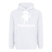 White trojan condoms champion Heavyweight Hoodie - artisFamous