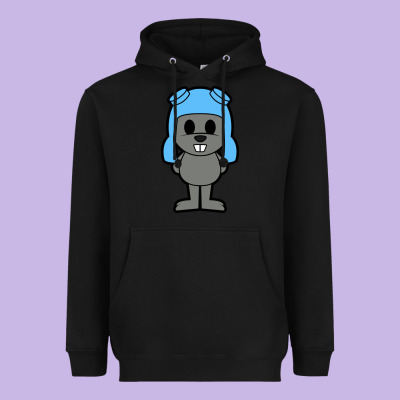 Rocky The Squirrel Heavyweight Hoodie Designed By Artisfamous