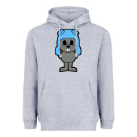 Heather Grey rocky the squirrel Heavyweight Hoodie - artisFamous