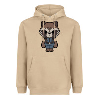 Rocket Racoon Chibi Heavyweight Hoodie | Teevron