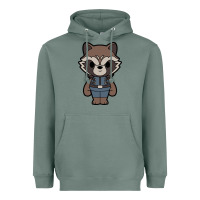 Sage rocket racoon chibi Heavyweight Hoodie - artisFamous
