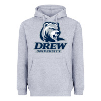 Heather Grey drew university Heavyweight Hoodie - artisFamous