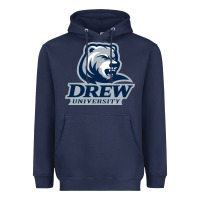 Navy drew university Heavyweight Hoodie - artisFamous