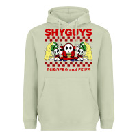 Matcha shy guys burger and fries Heavyweight Hoodie - artisFamous
