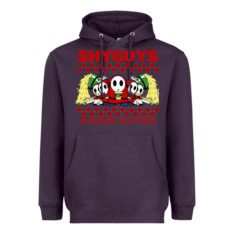 Shy Guys Burger And Fries Heavyweight Hoodie by artisFamous | Teevron