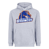 Heather Grey Boise Design Heavyweight Hoodie - artisFamous