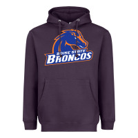 Plum Boise Design Heavyweight Hoodie - artisFamous