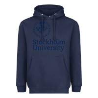 Navy stockholm university Heavyweight Hoodie - artisFamous