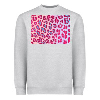 Heather Grey leopard background pink shimmer 3200x2400 Heavyweight Sweatshirt - AdoDesignShop