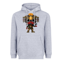 Heather Grey Funko Pop Heavyweight Hoodie - artisFamous