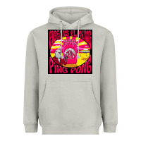 Moon Dust Best Pigeons Playing Ping Pong Music Heavyweight Hoodie - artisFamous