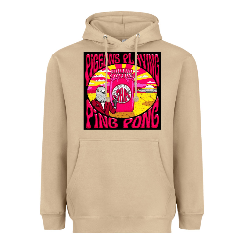 Best Pigeons Playing Ping Pong Music Heavyweight Hoodie by artisFamous | Teevron