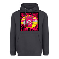 Smoke Best Pigeons Playing Ping Pong Music Heavyweight Hoodie - artisFamous