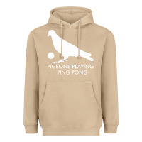 Mushroom Best Pigeons Playing Ping Pong Music Heavyweight Hoodie - artisFamous