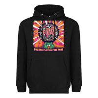 Black Best Pigeons Playing Ping Pong Music Heavyweight Hoodie - artisFamous