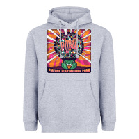 Heather Grey Best Pigeons Playing Ping Pong Music Heavyweight Hoodie - artisFamous