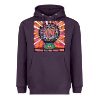 Plum Best Pigeons Playing Ping Pong Music Heavyweight Hoodie - artisFamous