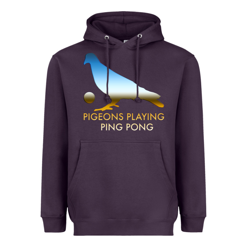 Best Pigeons Playing Ping Pong Music Heavyweight Hoodie by artisFamous | Teevron