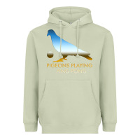Matcha Best Pigeons Playing Ping Pong Music Heavyweight Hoodie - artisFamous