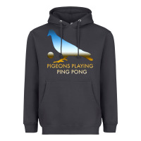 Smoke Best Pigeons Playing Ping Pong Music Heavyweight Hoodie - artisFamous