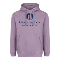 Lavender George Fox College Design Heavyweight Hoodie - artisFamous