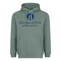 Sage George Fox College Design Heavyweight Hoodie - artisFamous