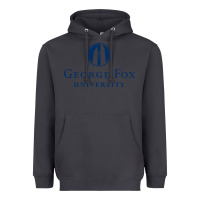 Smoke George Fox College Design Heavyweight Hoodie - artisFamous