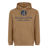 Toasted Coconut George Fox College Design Heavyweight Hoodie - artisFamous
